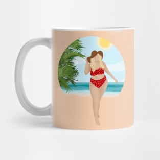 Girl On The Beach 3 Mug